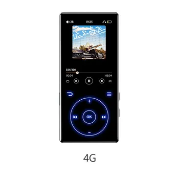 Bluetooth съвместим с MP3-радио с батерии 500 mah, преглед на снимки, видео, музикален плеър, MP4, за студенти, подарък 4G