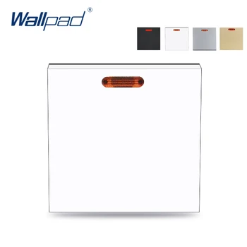 Wallpad 45 Amp 45A кухненски климатик стенен прекъсвач с led индикатор функционален клавиш само за модул 52 * 52 мм