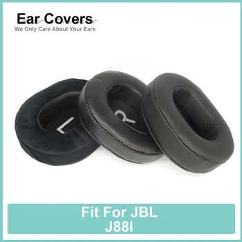 Амбушюры за слушалки JBL J88I, втулки от протеинового велур, амбушюры от овча кожа, поролоновые амбушюры, черен удобни